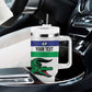 Custom Lesotho Football Tumbler With Handle Go Likuena Go