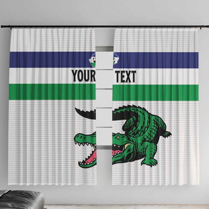 Custom Lesotho Football Window Curtain Go Likuena Go