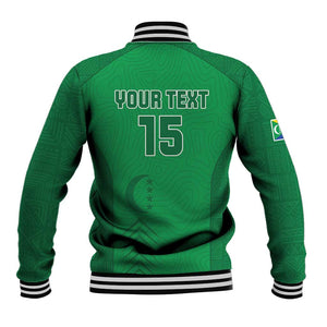 Custom Comoros Football Baseball Jacket Go Les Coelacantes