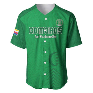 Custom Comoros Football Baseball Jersey Go Les Coelacantes