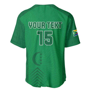 Custom Comoros Football Baseball Jersey Go Les Coelacantes