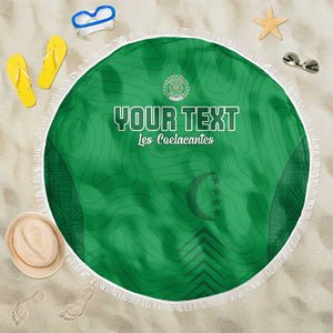 Custom Comoros Football Beach Blanket Go Les Coelacantes