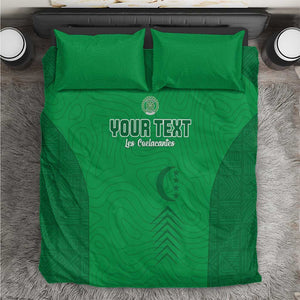 Custom Comoros Football Bedding Set Go Les Coelacantes