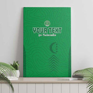 Custom Comoros Football Canvas Wall Art Go Les Coelacantes