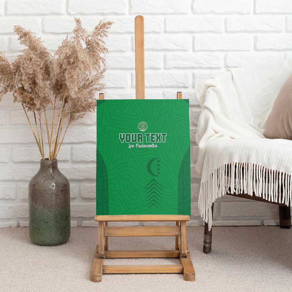 Custom Comoros Football Canvas Wall Art Go Les Coelacantes