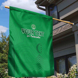 Custom Comoros Football Garden Flag Go Les Coelacantes