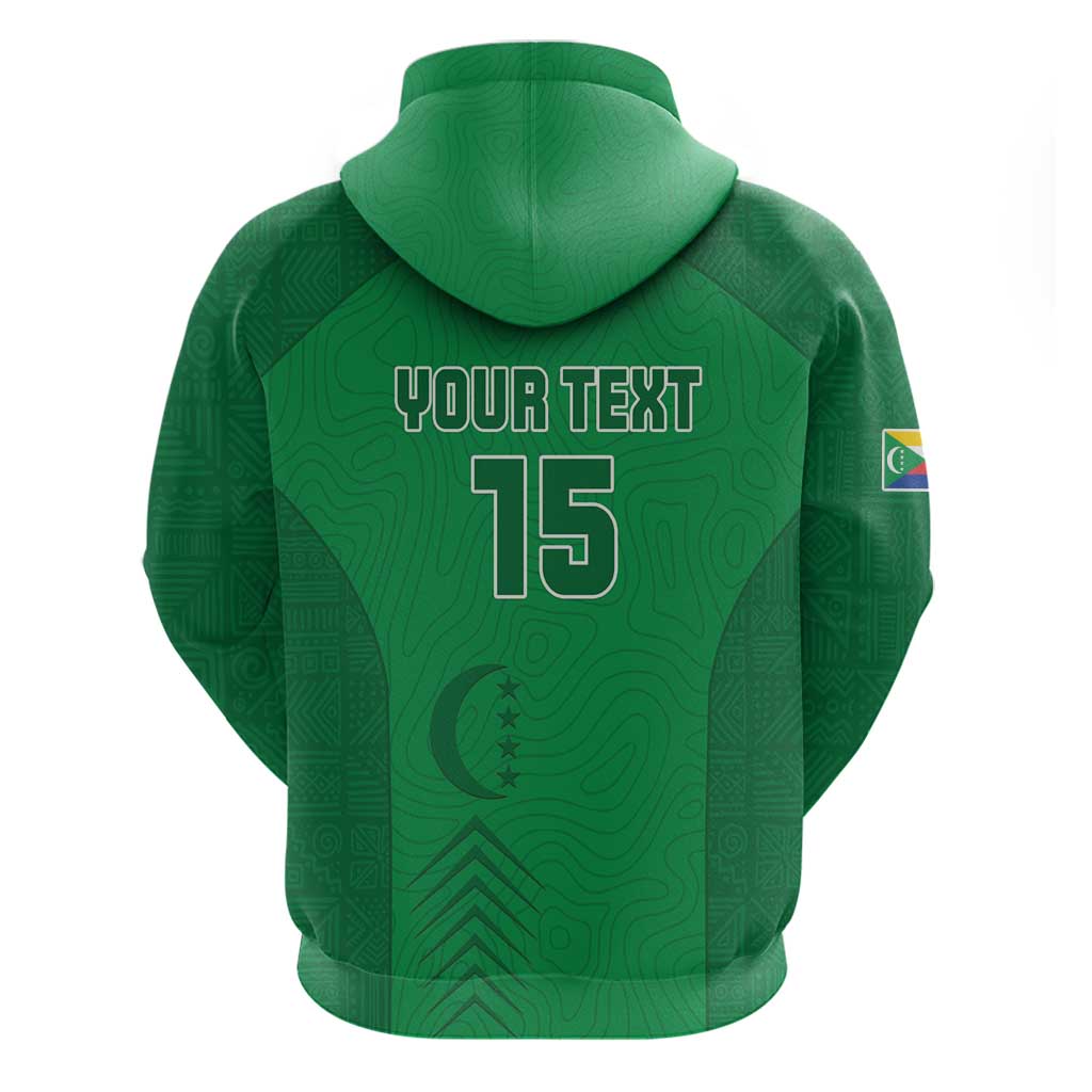 Custom Comoros Football Hoodie Go Les Coelacantes
