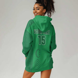 Custom Comoros Football Hoodie Dress Go Les Coelacantes