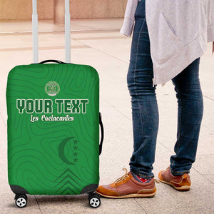 Custom Comoros Football Luggage Cover Go Les Coelacantes