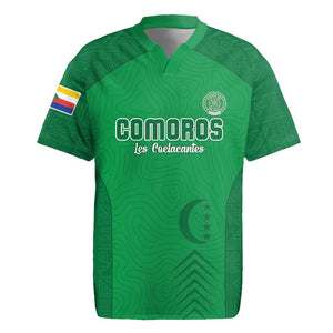 Custom Comoros Football Rugby Jersey Go Les Coelacantes