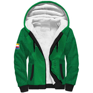 Custom Comoros Football Sherpa Hoodie Go Les Coelacantes