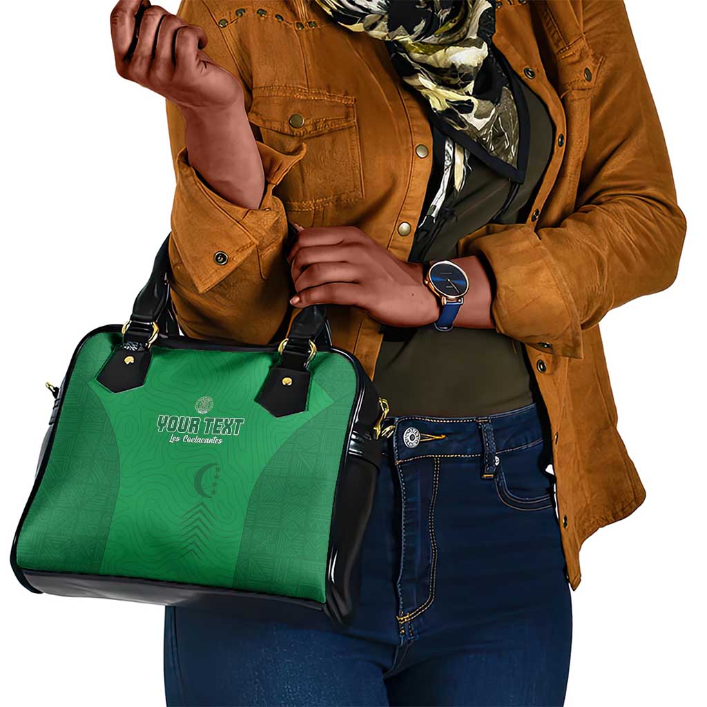 Custom Comoros Football Shoulder Handbag Go Les Coelacantes
