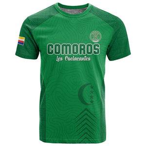 Custom Comoros Football T shirt Go Les Coelacantes