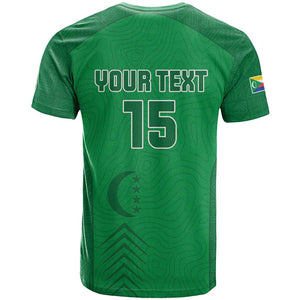 Custom Comoros Football T shirt Go Les Coelacantes