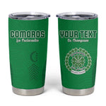 Custom Comoros Football Tumbler Cup Go Les Coelacantes