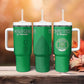 Custom Comoros Football Tumbler With Handle Go Les Coelacantes