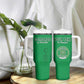 Custom Comoros Football Tumbler With Handle Go Les Coelacantes