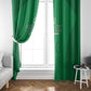 Custom Comoros Football Window Curtain Go Les Coelacantes