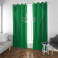 Custom Comoros Football Window Curtain Go Les Coelacantes