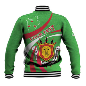 Personalized Burundi Baseball Jacket 63rd Anniversary of Independence