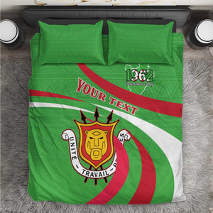Personalized Burundi Bedding Set 63rd Anniversary of Independence