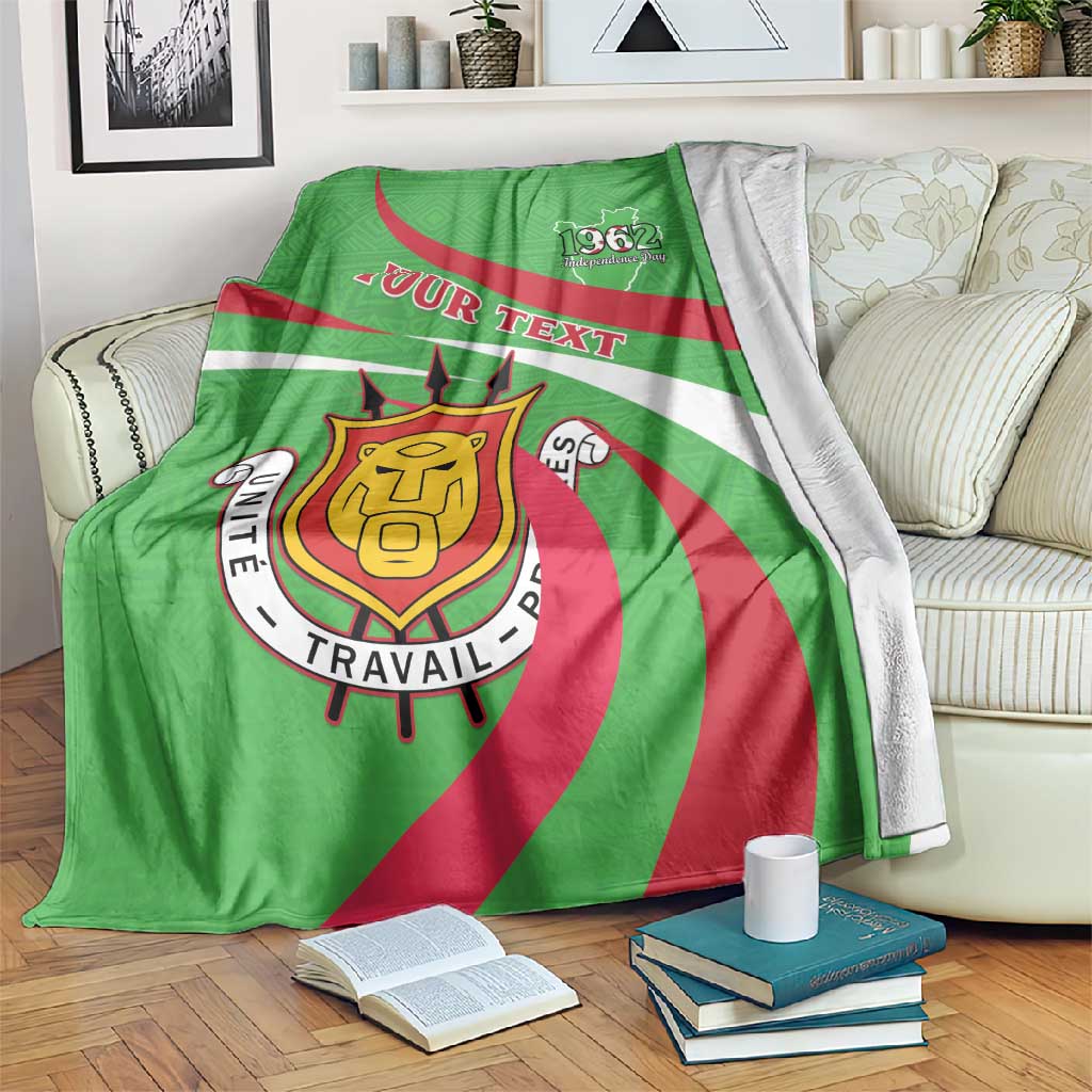 Personalized Burundi Blanket 63rd Anniversary of Independence