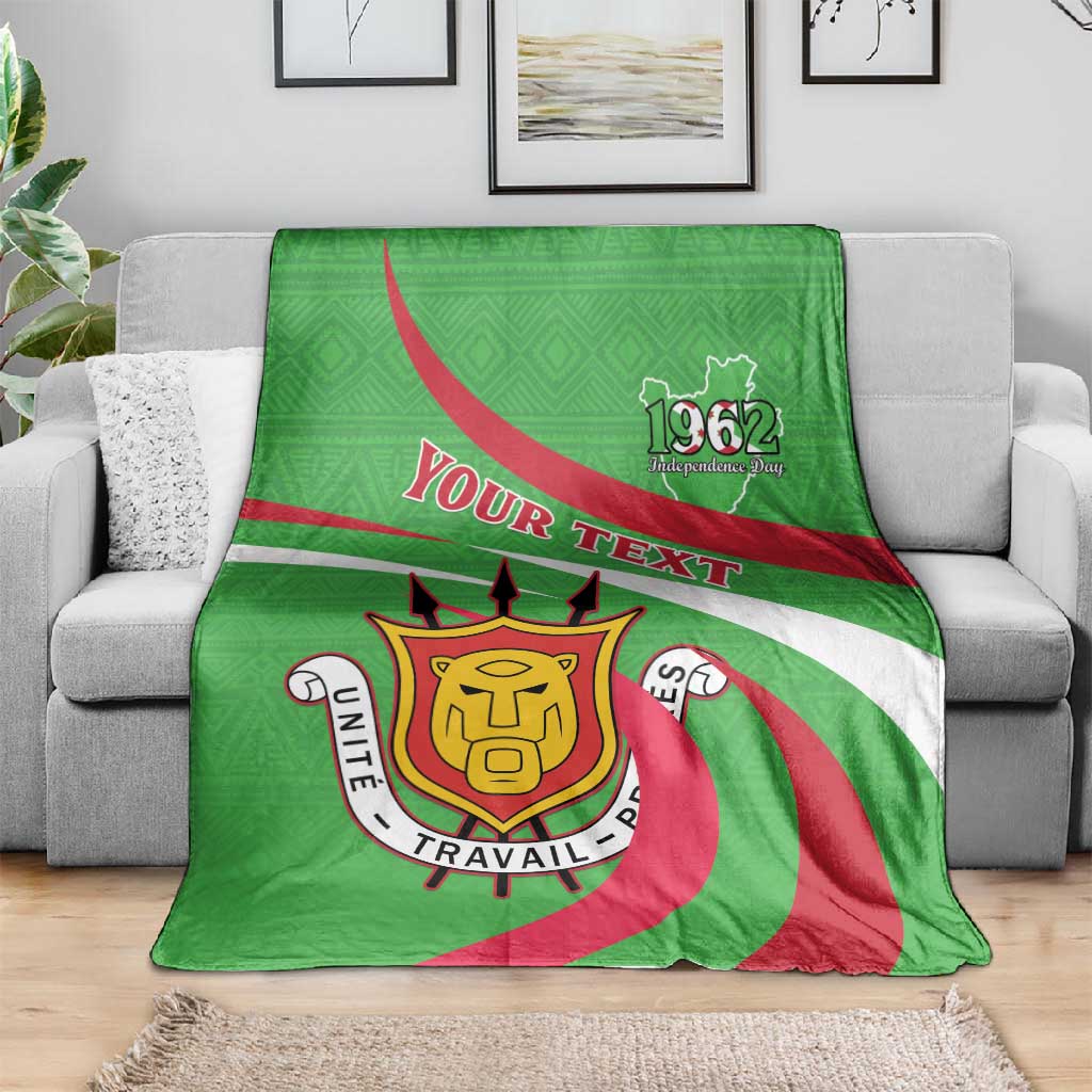 Personalized Burundi Blanket 63rd Anniversary of Independence