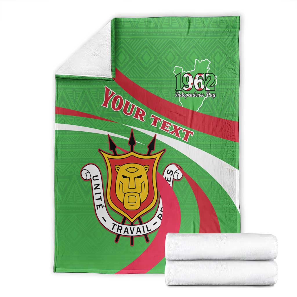 Personalized Burundi Blanket 63rd Anniversary of Independence