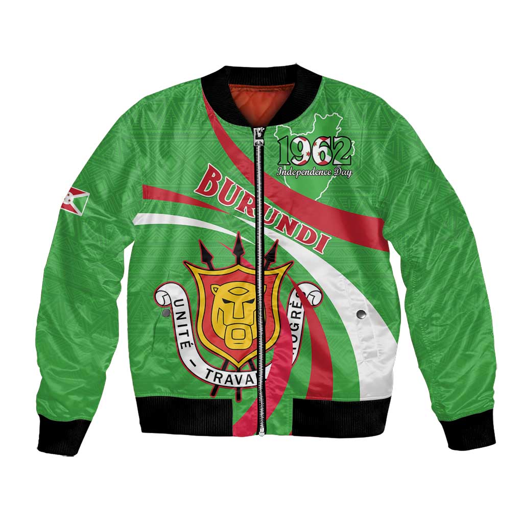 Personalized Burundi Bomber Jacket 63rd Anniversary of Independence