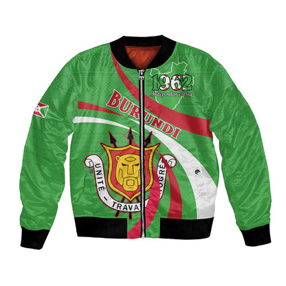 Personalized Burundi Bomber Jacket 63rd Anniversary of Independence