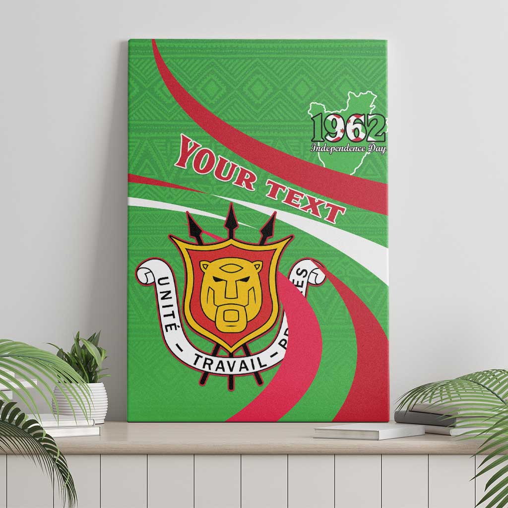 Personalized Burundi Canvas Wall Art 63rd Anniversary of Independence