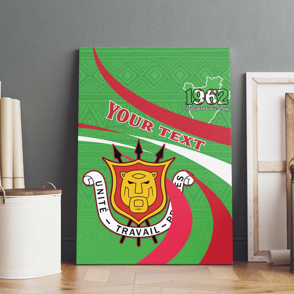 Personalized Burundi Canvas Wall Art 63rd Anniversary of Independence
