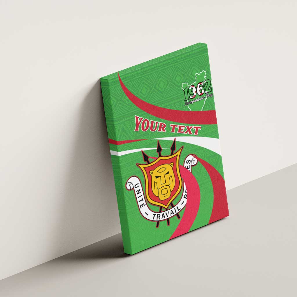 Personalized Burundi Canvas Wall Art 63rd Anniversary of Independence