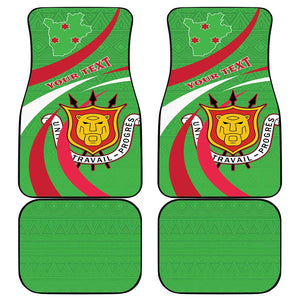 Personalized Burundi Car Mats 63rd Anniversary of Independence