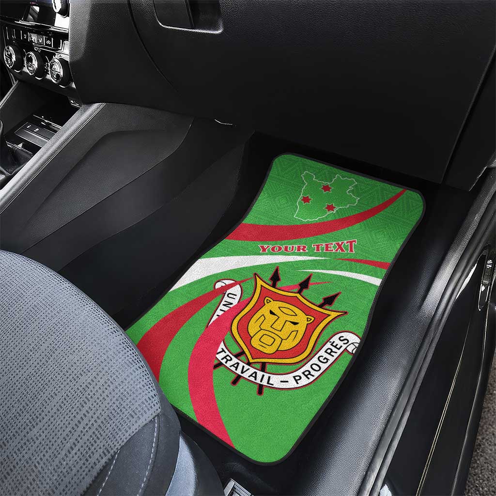 Personalized Burundi Car Mats 63rd Anniversary of Independence