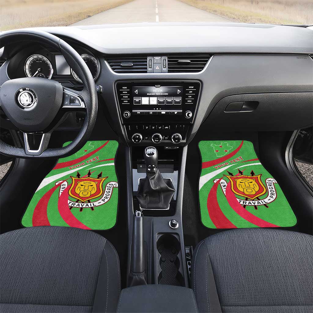 Personalized Burundi Car Mats 63rd Anniversary of Independence