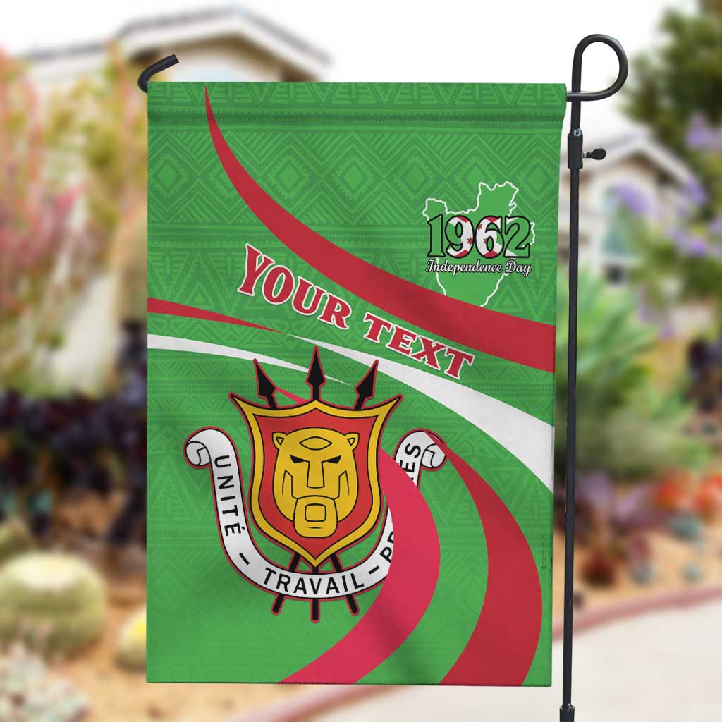 Personalized Burundi Garden Flag 63rd Anniversary of Independence