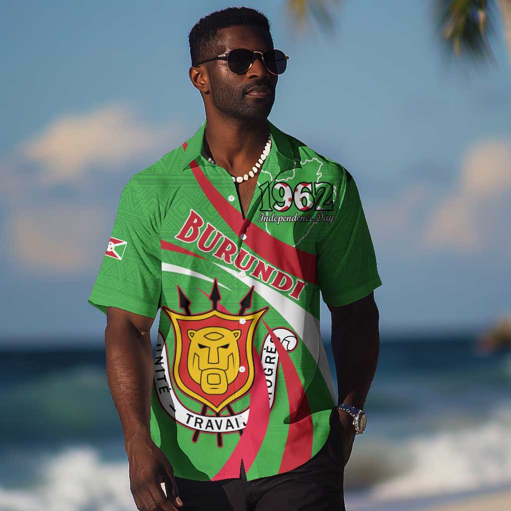 Personalized Burundi Hawaiian Shirt 63rd Anniversary of Independence