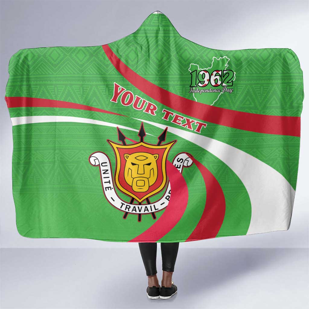 Personalized Burundi Hooded Blanket 63rd Anniversary of Independence