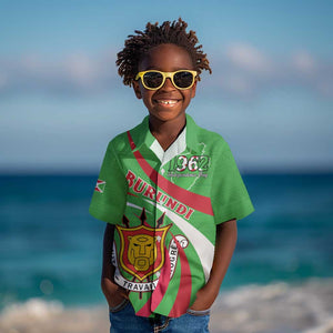 Personalized Burundi Kid Hawaiian Shirt 63rd Anniversary of Independence