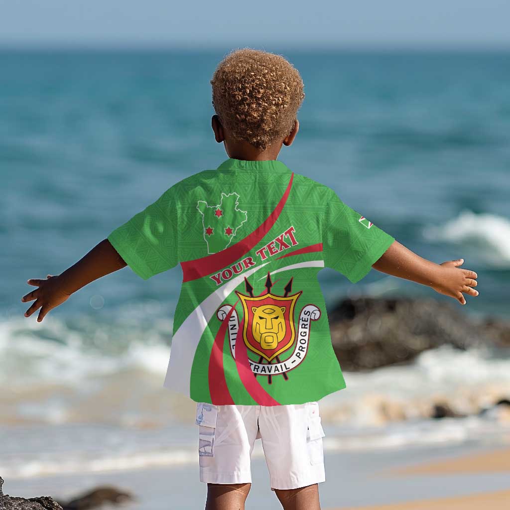 Personalized Burundi Kid Hawaiian Shirt 63rd Anniversary of Independence