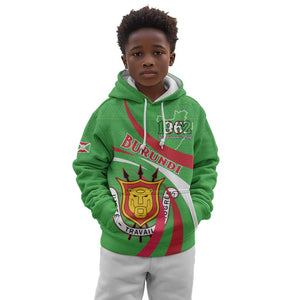 Personalized Burundi Kid Hoodie 63rd Anniversary of Independence