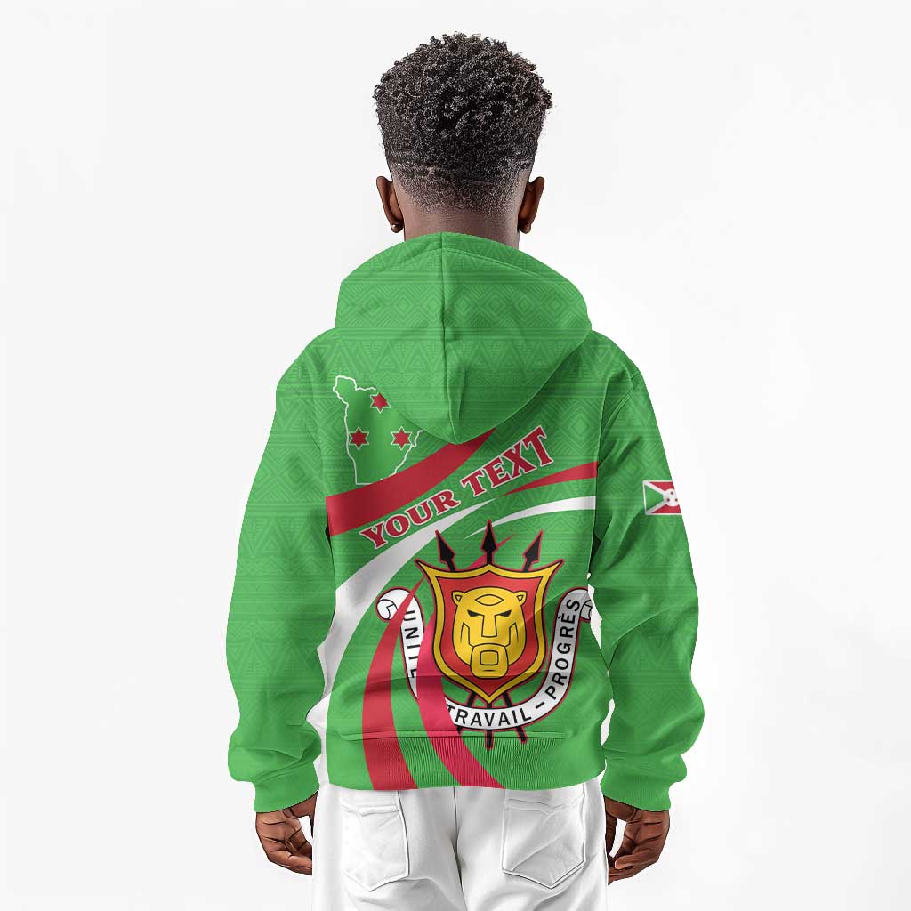 Personalized Burundi Kid Hoodie 63rd Anniversary of Independence