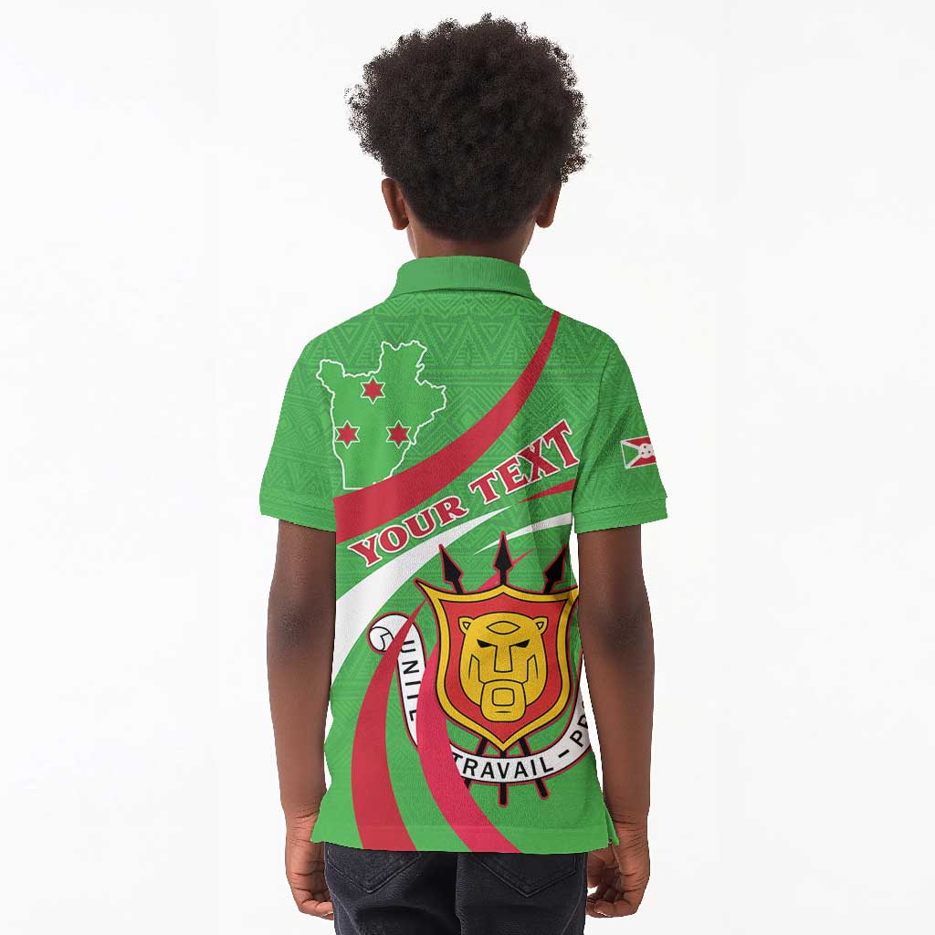 Personalized Burundi Kid Polo Shirt 63rd Anniversary of Independence