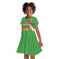 Personalized Burundi Kid Short Sleeve Dress 63rd Anniversary of Independence