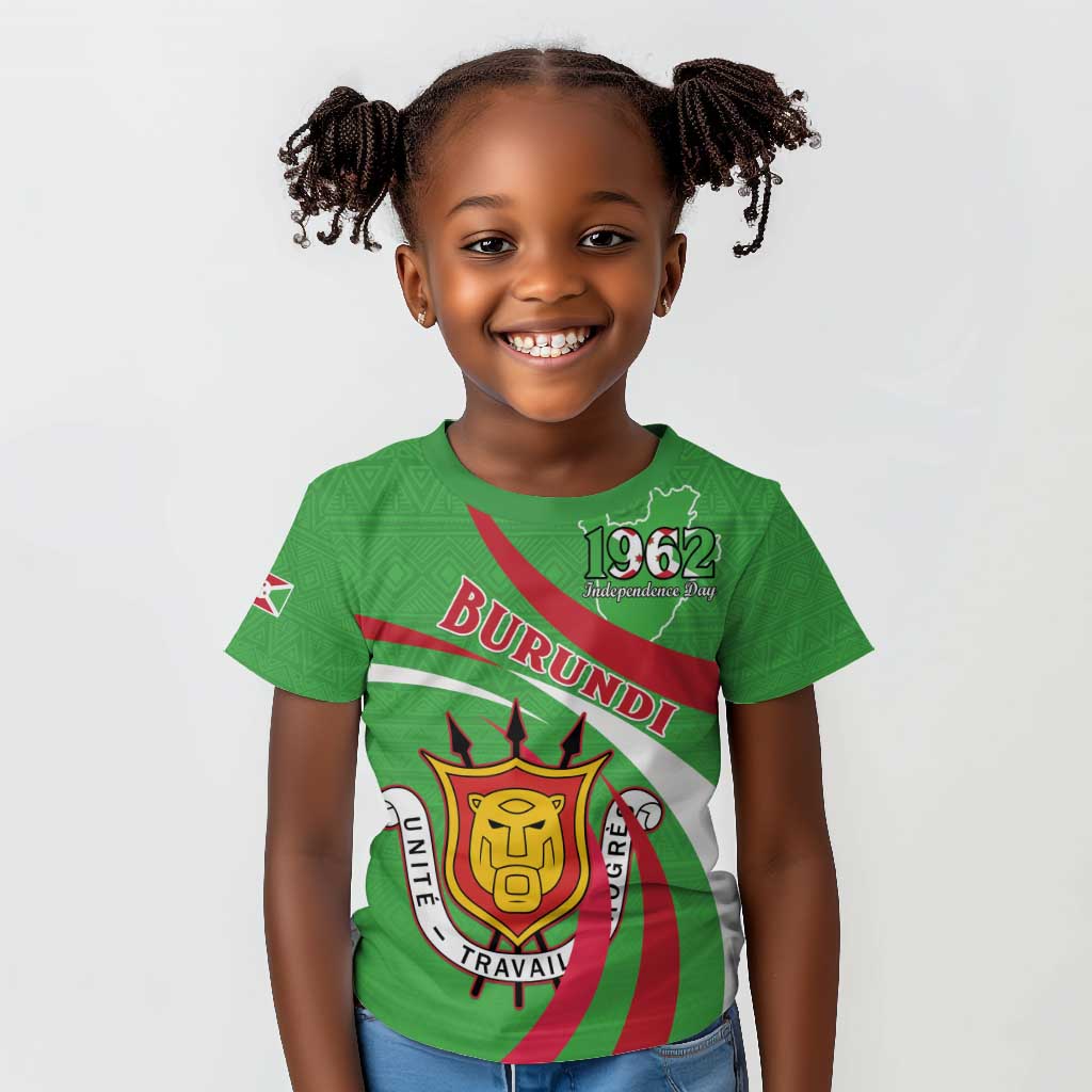 Personalized Burundi Kid T shirt 63rd Anniversary of Independence
