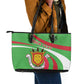 Personalized Burundi Leather Tote Bag 63rd Anniversary of Independence