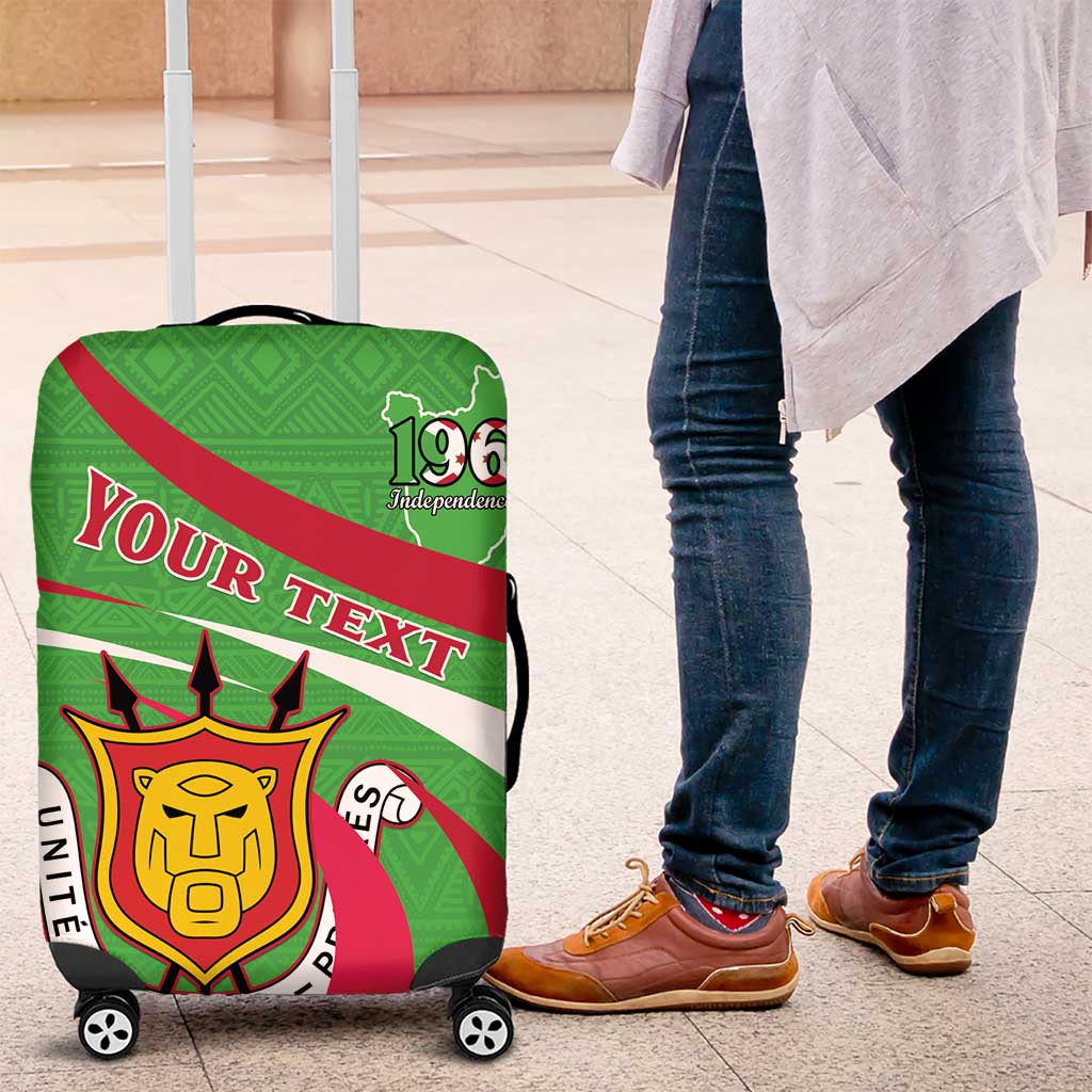 Personalized Burundi Luggage Cover 63rd Anniversary of Independence