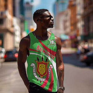 Personalized Burundi Men Tank Top 63rd Anniversary of Independence