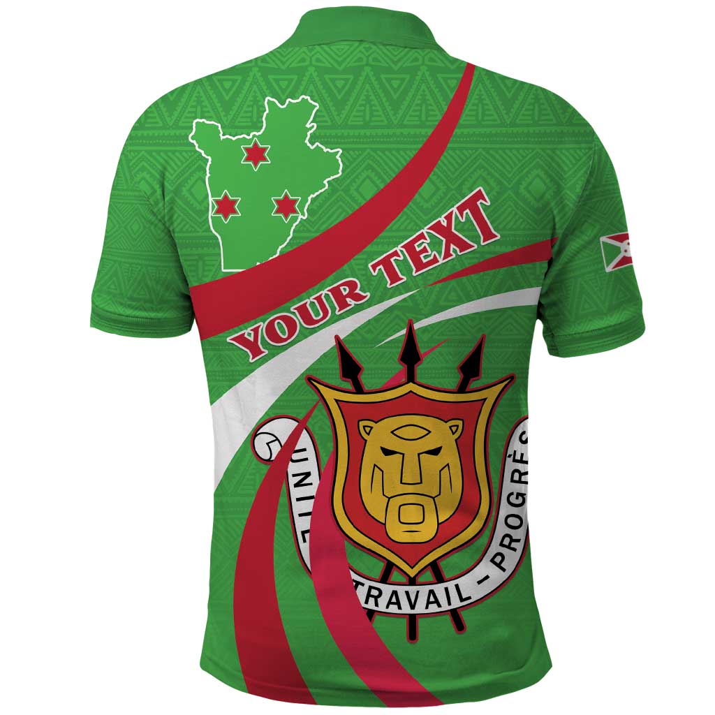 Personalized Burundi Polo Shirt 63rd Anniversary of Independence